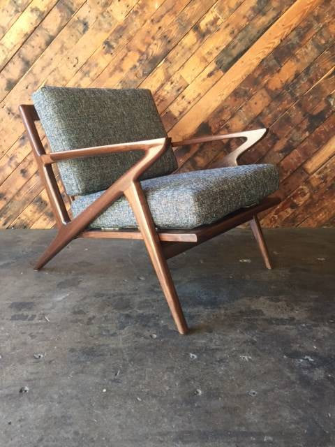 Mid Century Style Wood Arm Chair