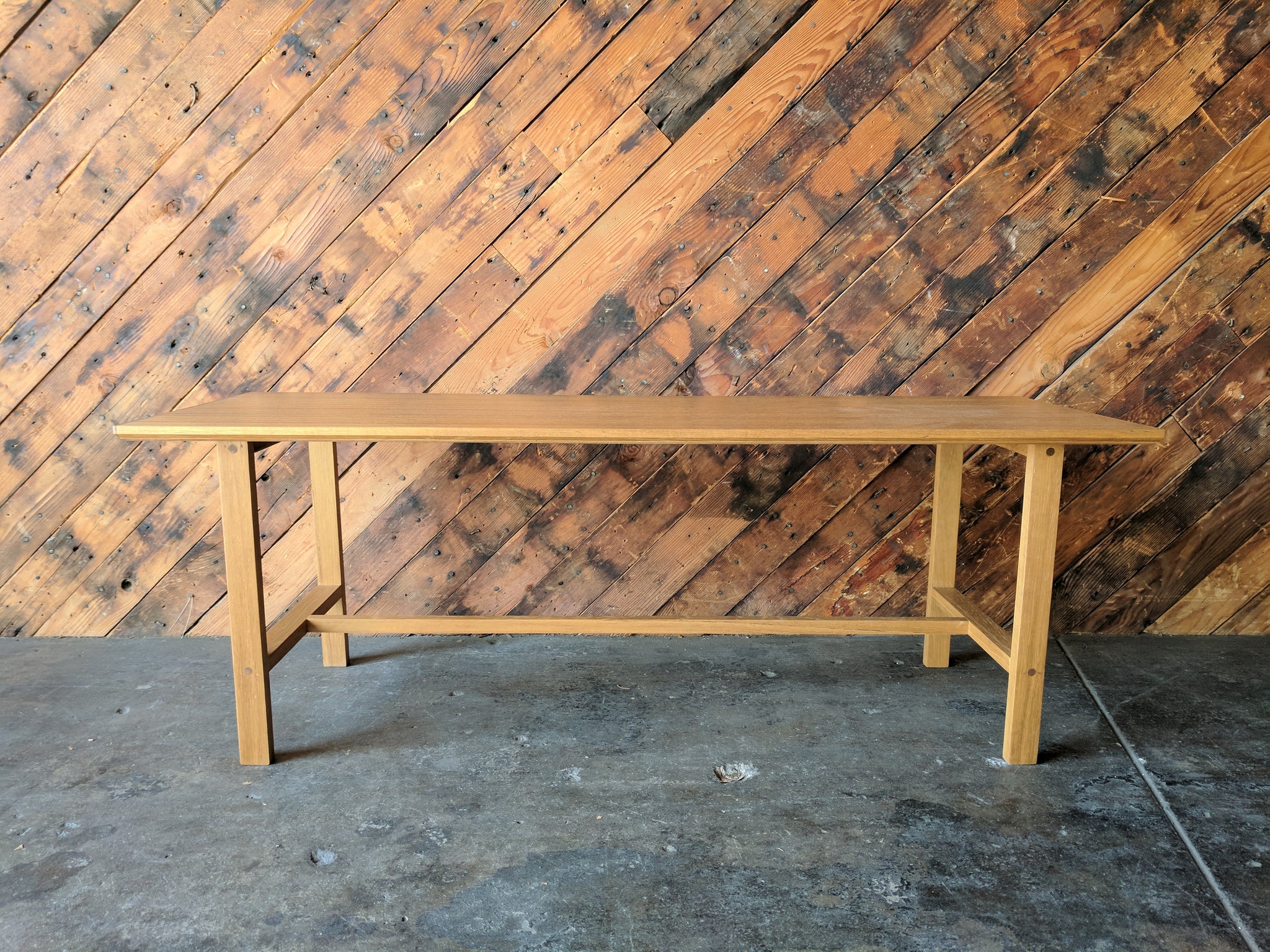 Mid Century Style Custom Teak Coffee Table