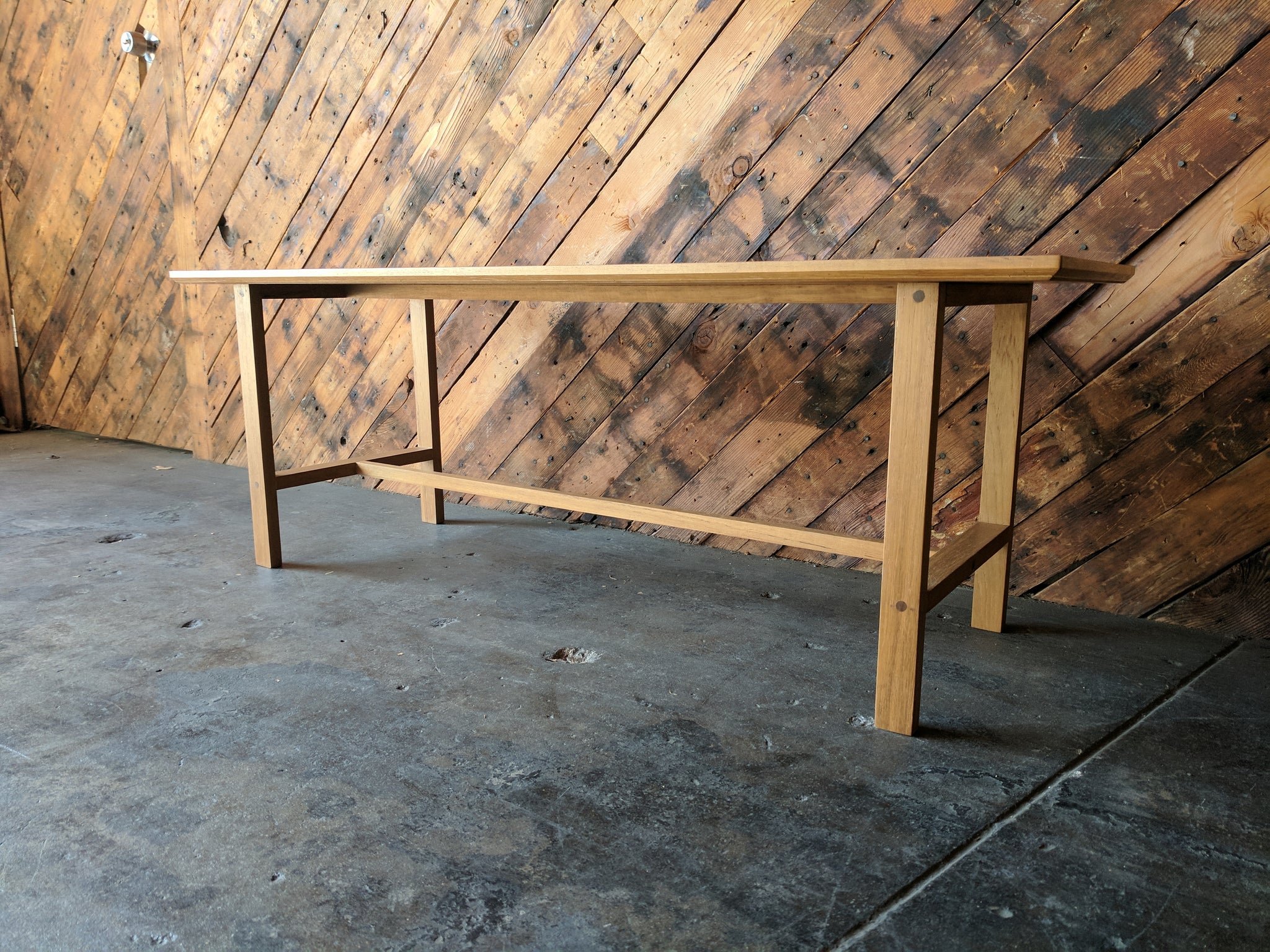 Mid Century Style Custom Teak Coffee Table