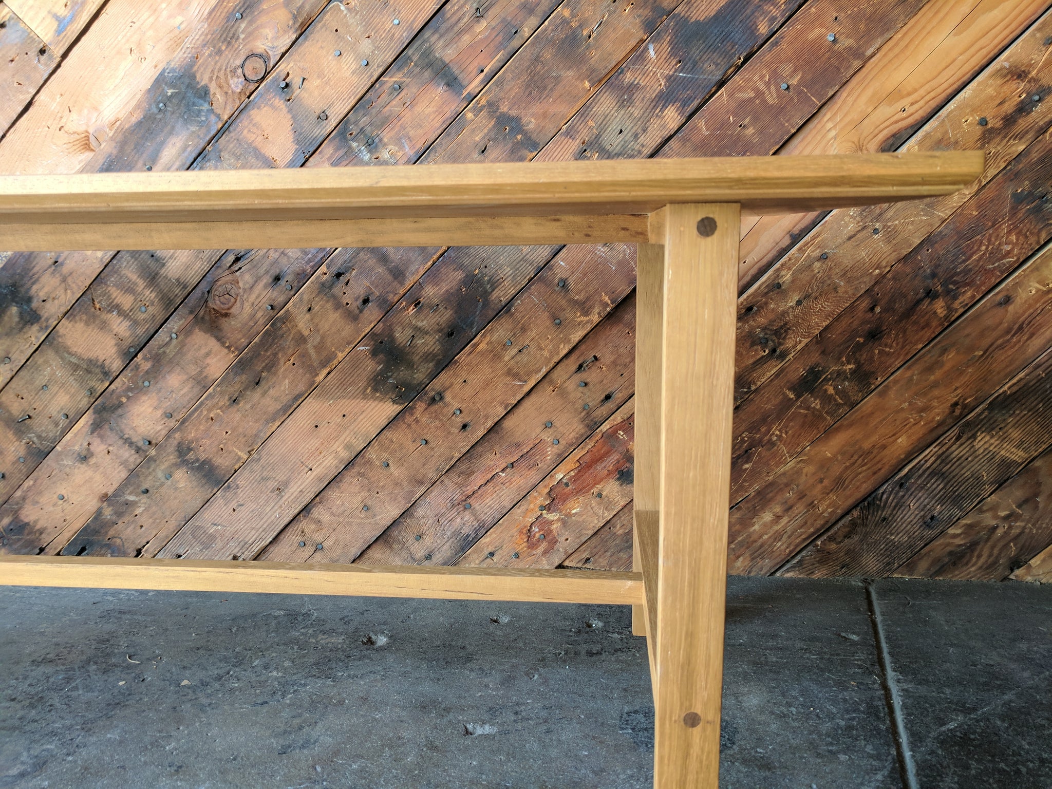 Mid Century Style Custom Teak Coffee Table