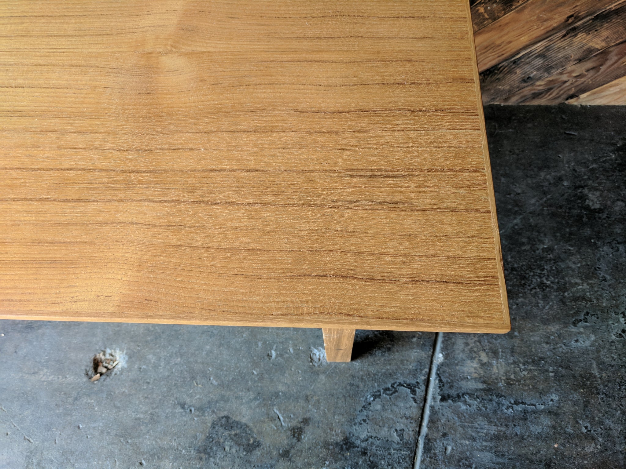 Mid Century Style Custom Teak Coffee Table