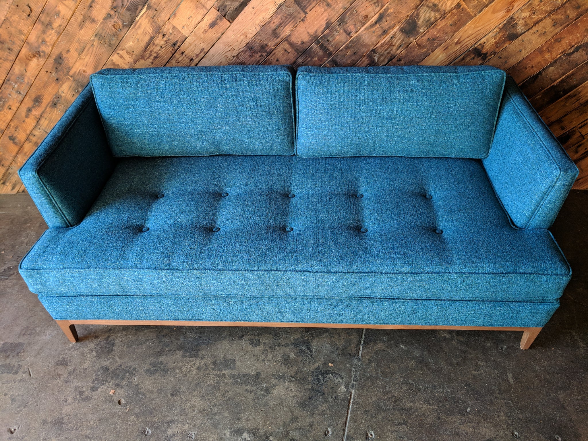 Mid Century Style Custom Love Seat Sofa
