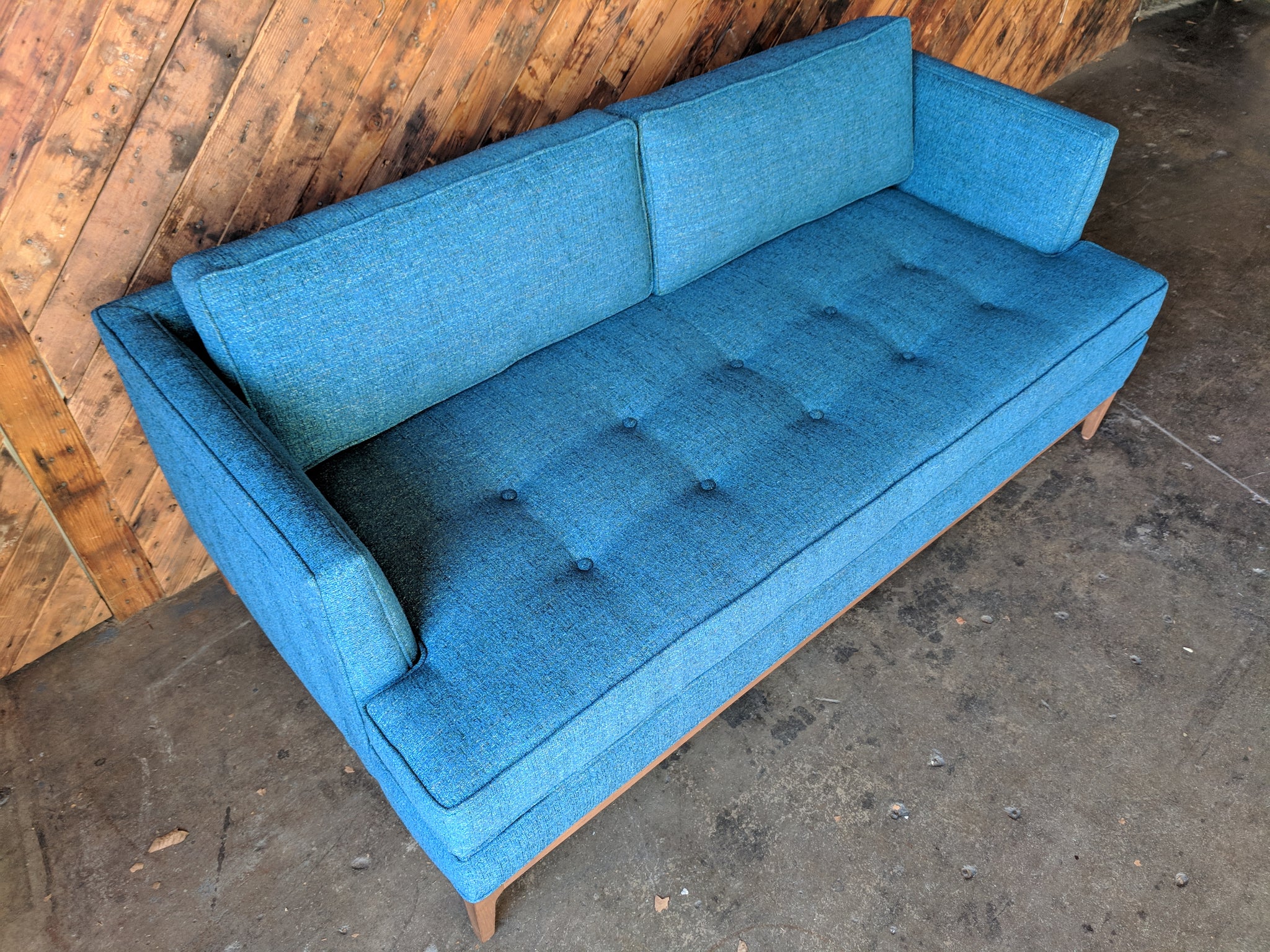 Mid Century Style Custom Love Seat Sofa