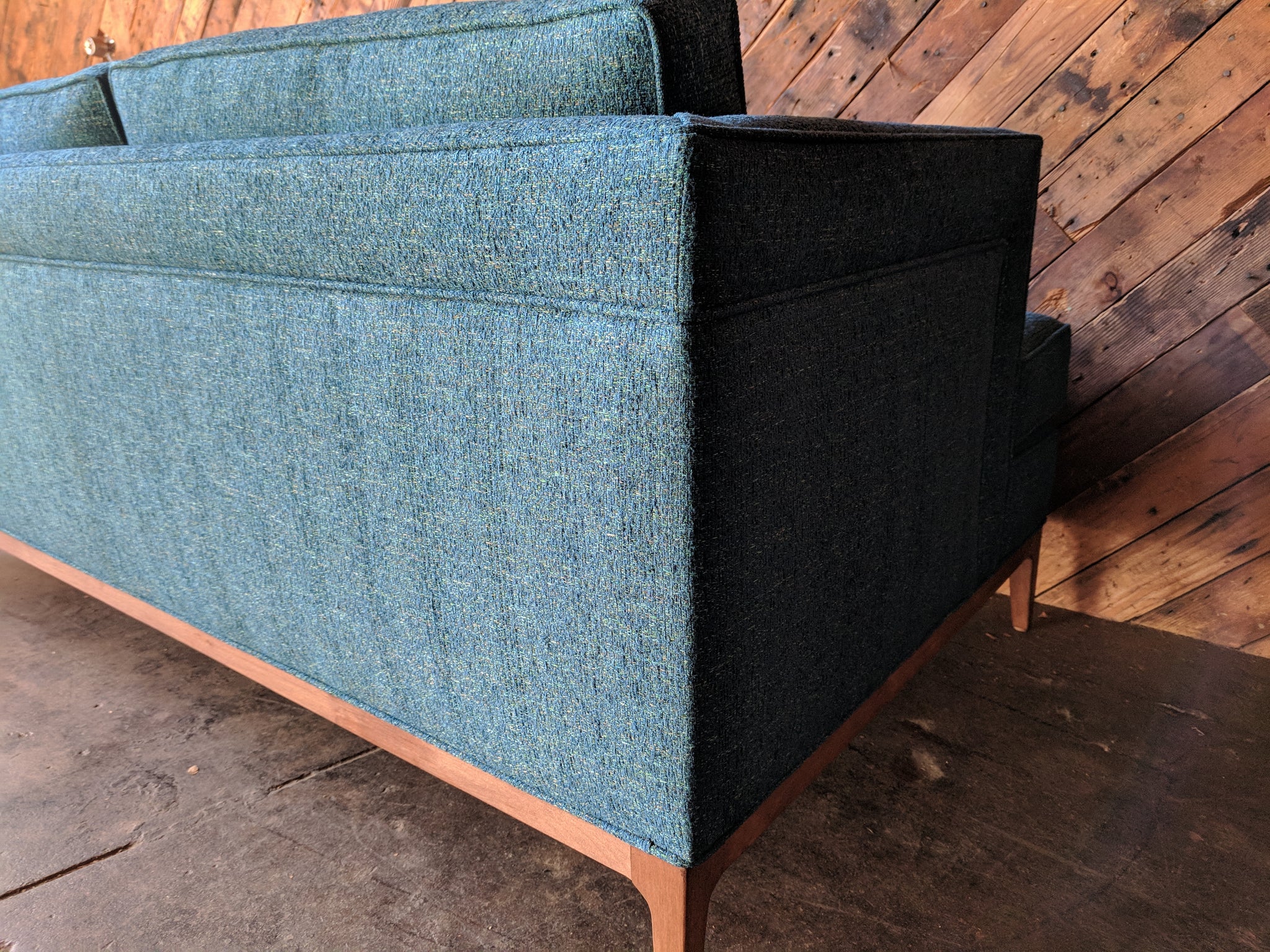 Mid Century Style Custom Love Seat Sofa