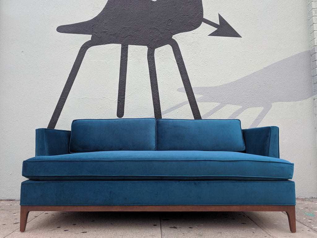 Mid Century Style Custom Love Seat Sofa