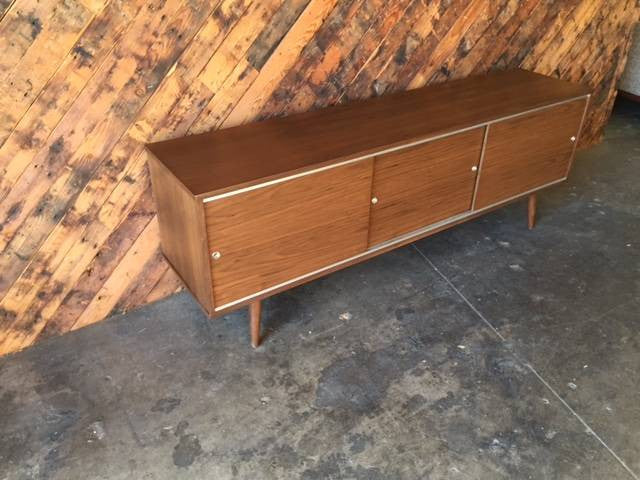 Mid Century Custom 3 Door Credenza