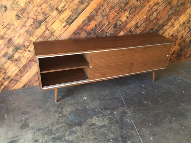 Mid Century Custom 3 Door Credenza