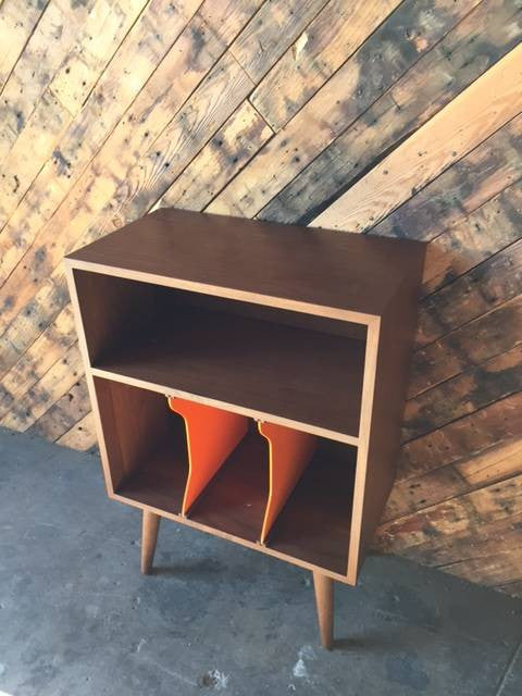 Mid Century Style Mini Credenza Record Stand