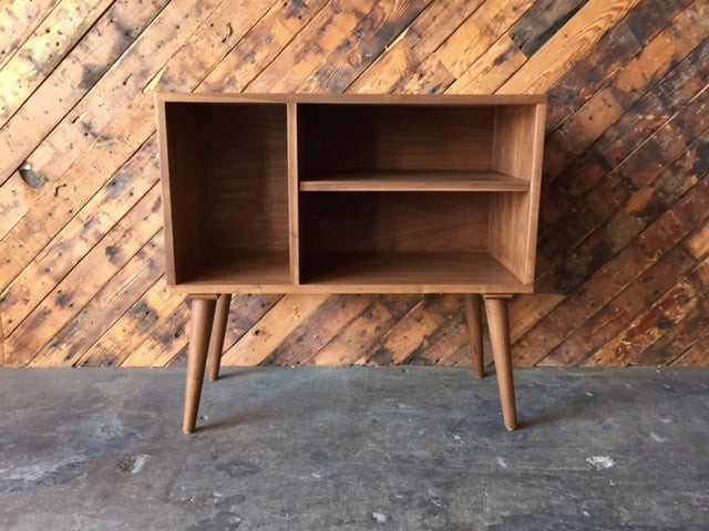 Mid Century Style Custom Bar Record Cabinet