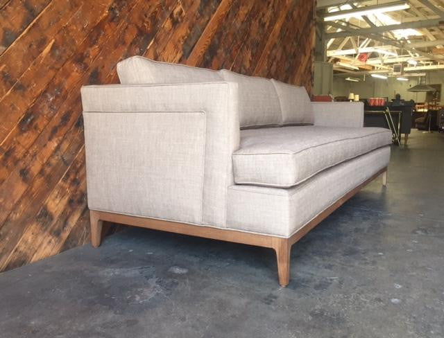 Mid Century Style Custom Sofa in Latte