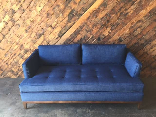 Mid Century Style Custom Love Seat Sofa
