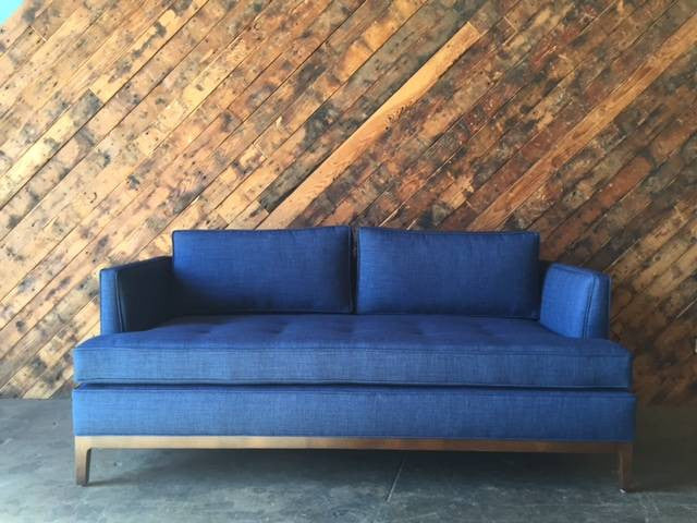 Mid Century Style Custom Love Seat Sofa
