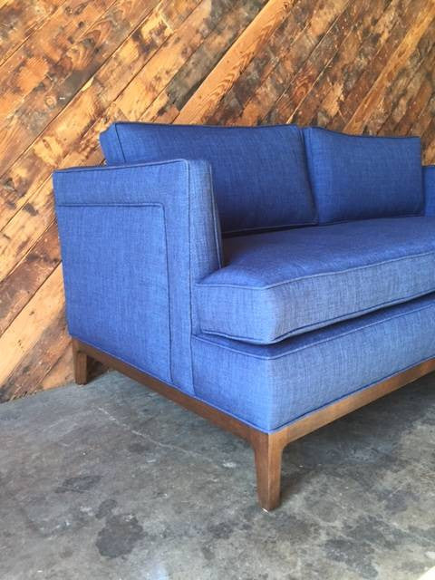 Mid Century Style Custom Love Seat Sofa