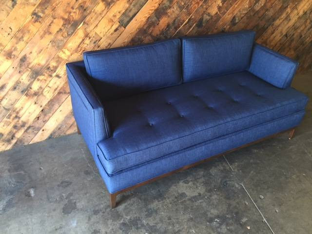 Mid Century Style Custom Love Seat Sofa