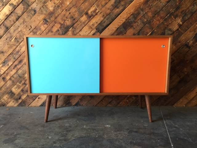 Mid Century Style Custom Credenza