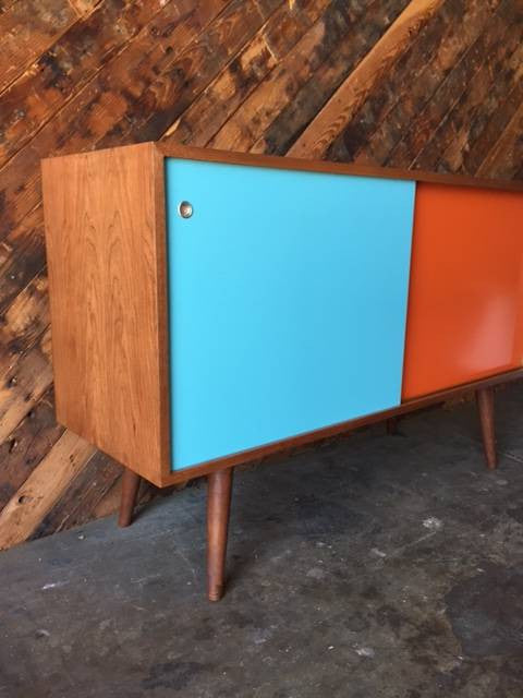 Mid Century Style Custom Credenza