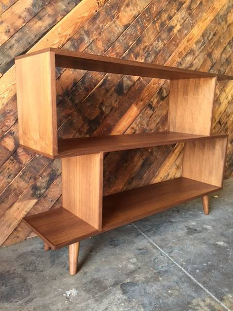 Mid Century Style  Zig Zag Shelf