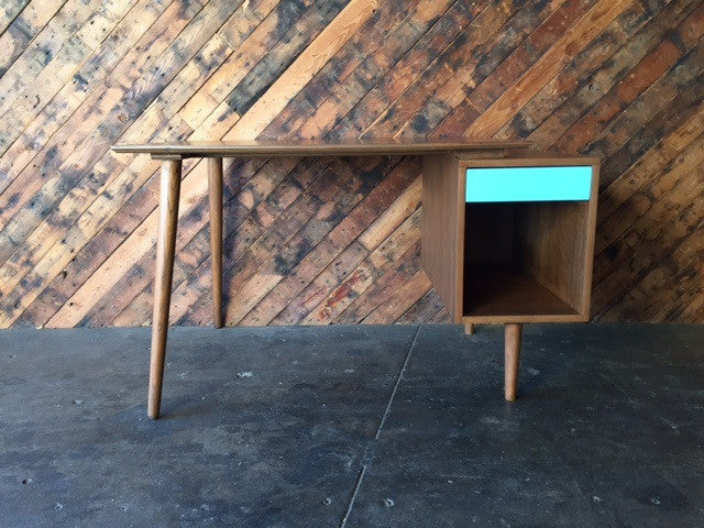 Mid Century Style Custom Walnut Desk