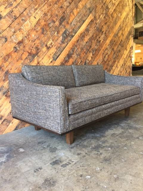 Mid Century Style Custom Love Seat Sofa