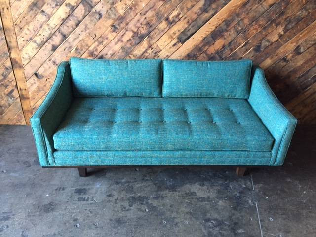 Mid Century style custom love seat sofa