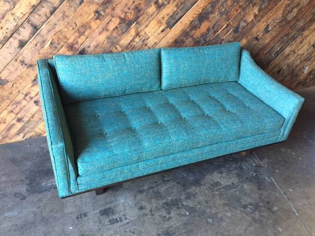 Mid Century style custom love seat sofa