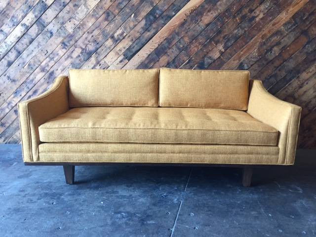 Mid Century style custom love seat sofa