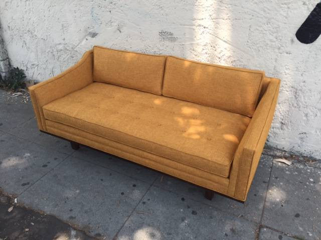 Mid Century style custom love seat sofa