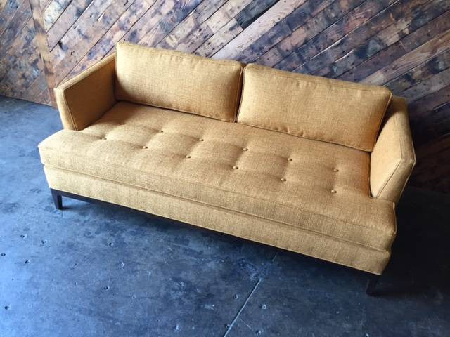 Mid Century Style Custom Love Seat Sofa