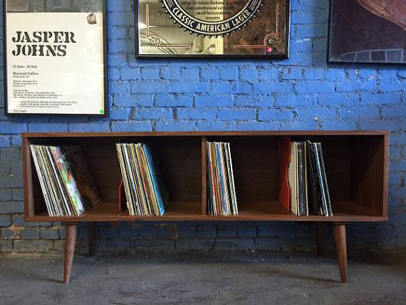 Modern Record Cabinet Credenza