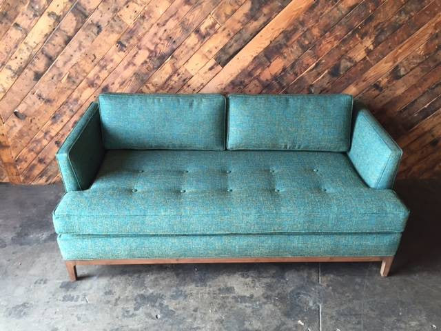 Mid Century Style Custom Love Seat Sofa
