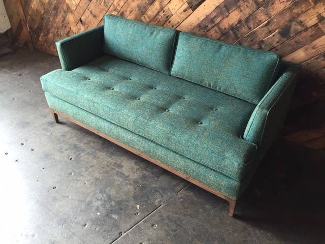 Mid Century Style Custom Love Seat Sofa