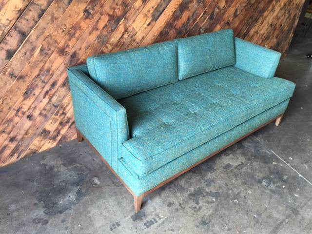 Mid Century Style Custom Love Seat Sofa