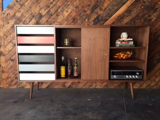 Mid Century Style Custom X Large Credenza with 6 drawers