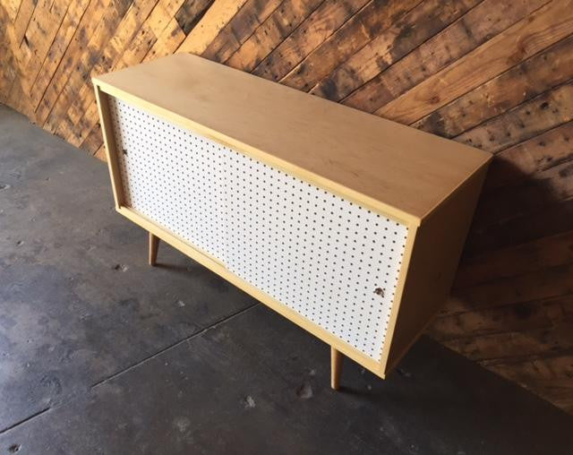 Custom Mid Century Style Maple Credenza