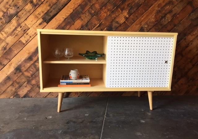 Custom Mid Century Style Maple Credenza