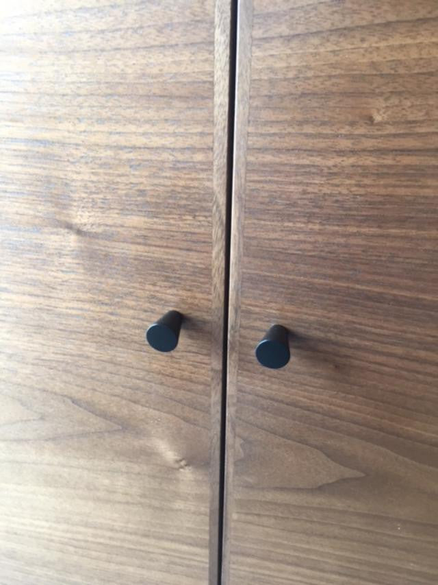 Custom Mid Century Style Walnut Cabinet