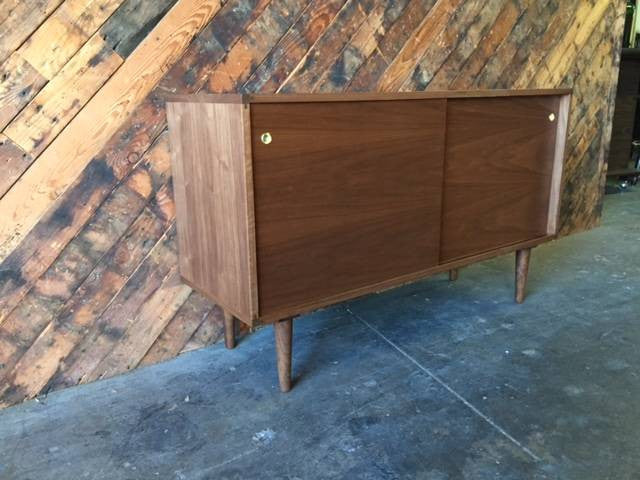 Custom Mid Century Style Credenza