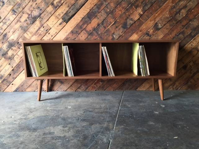 Mid Century Style Record Cabinet Credenza