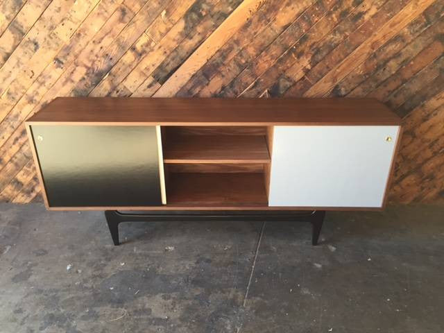 Mid Century Style Walnut Credenza