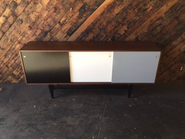 Mid Century Style Walnut Credenza