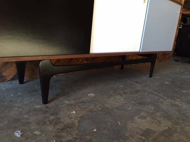 Mid Century Style Walnut Credenza