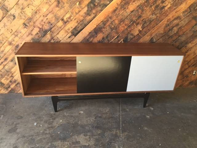 Mid Century Style Walnut Credenza