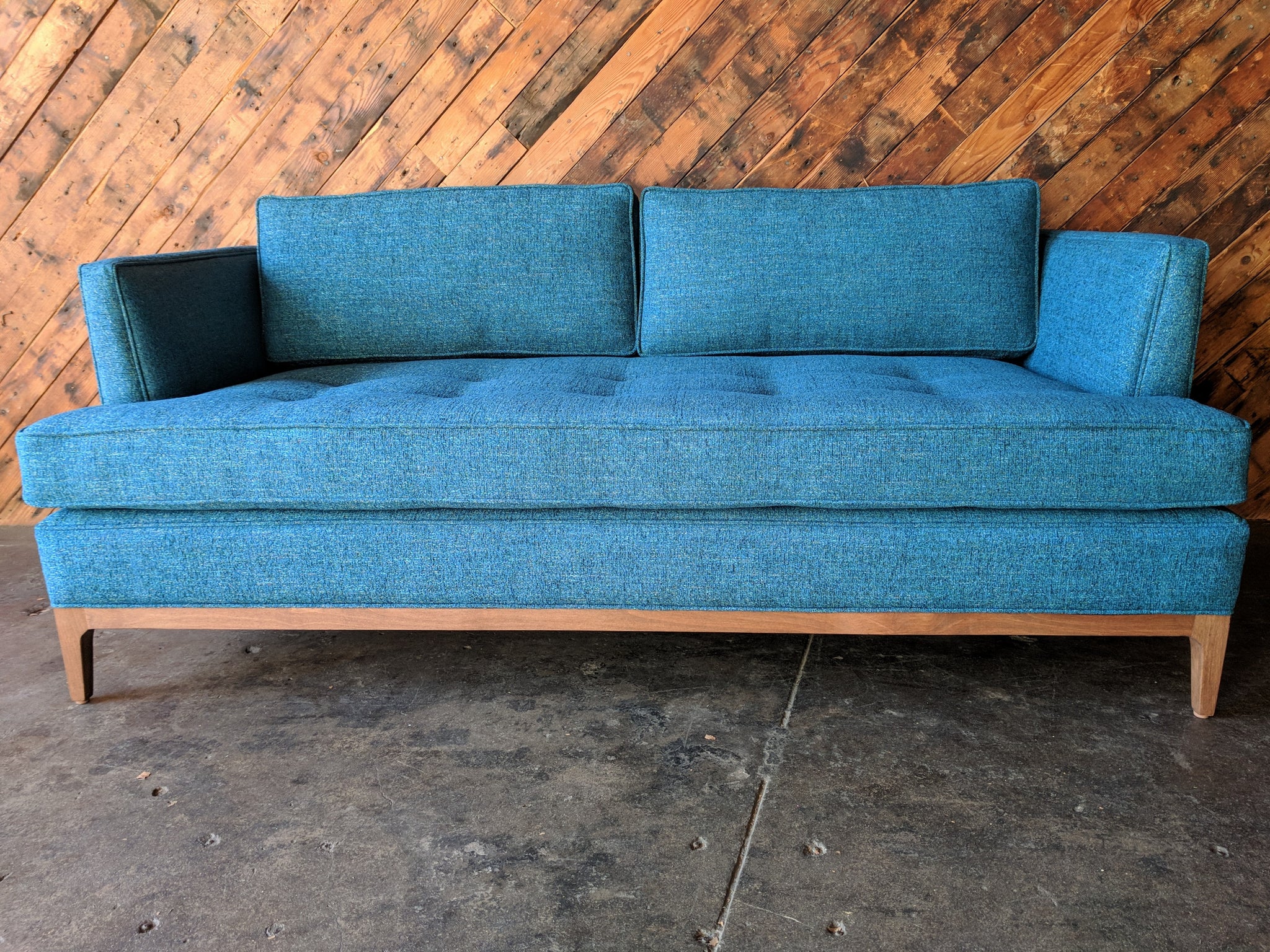 Mid Century Style Custom Love Seat Sofa