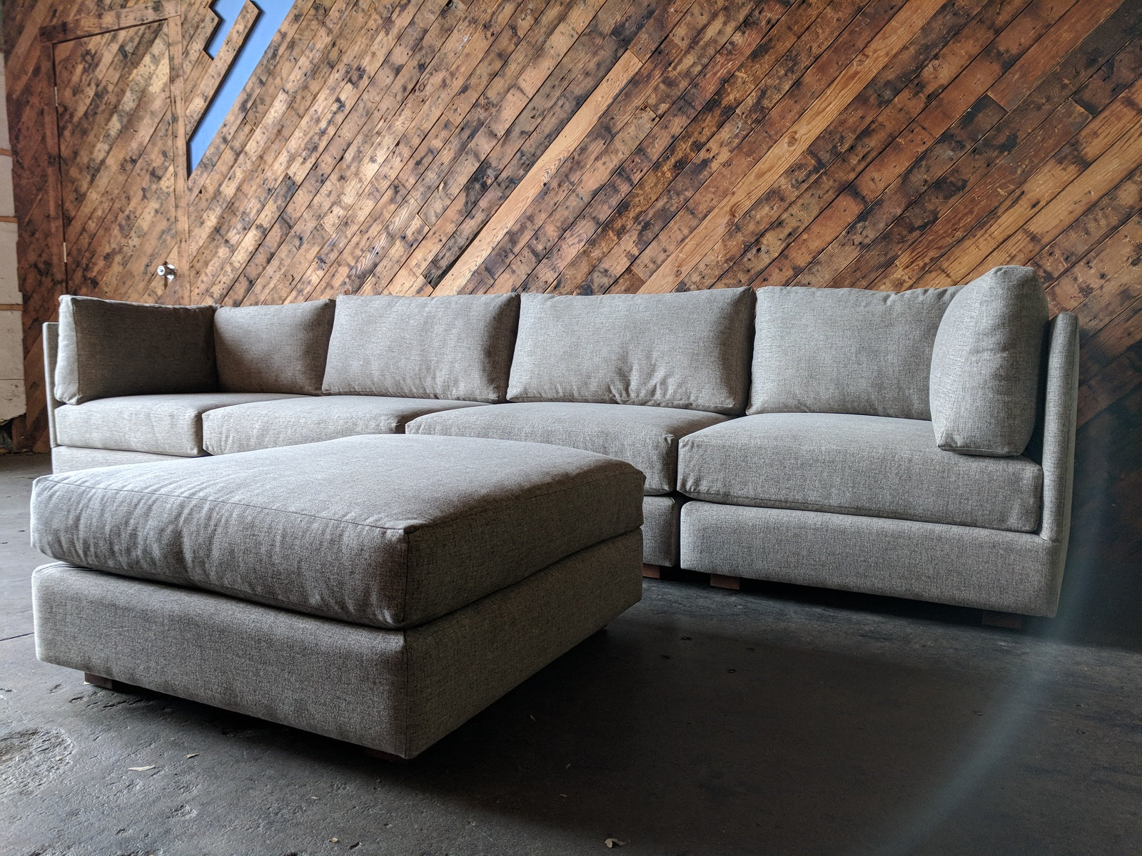 Mid Century Style Custom Modular Sofa