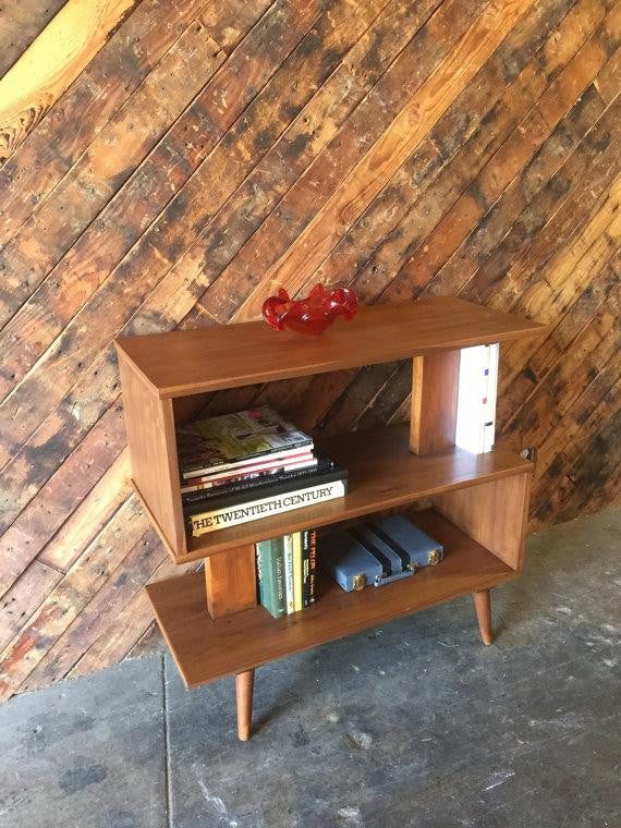 Custom Mid Century Style Bookshelf